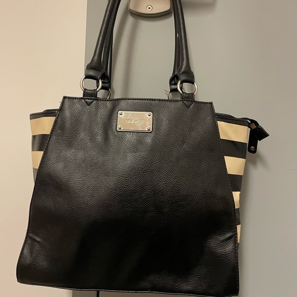 Nine West black and tan brown on the sides